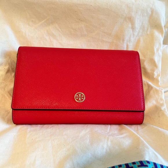 FIRE🔥 SALE TORY BURCH ROBINSON PURSE red - Picture 5 of 9